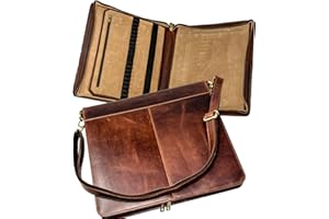 MSTRSKTCH Leather Padfolio for Artists - Convertible with Carry Strap