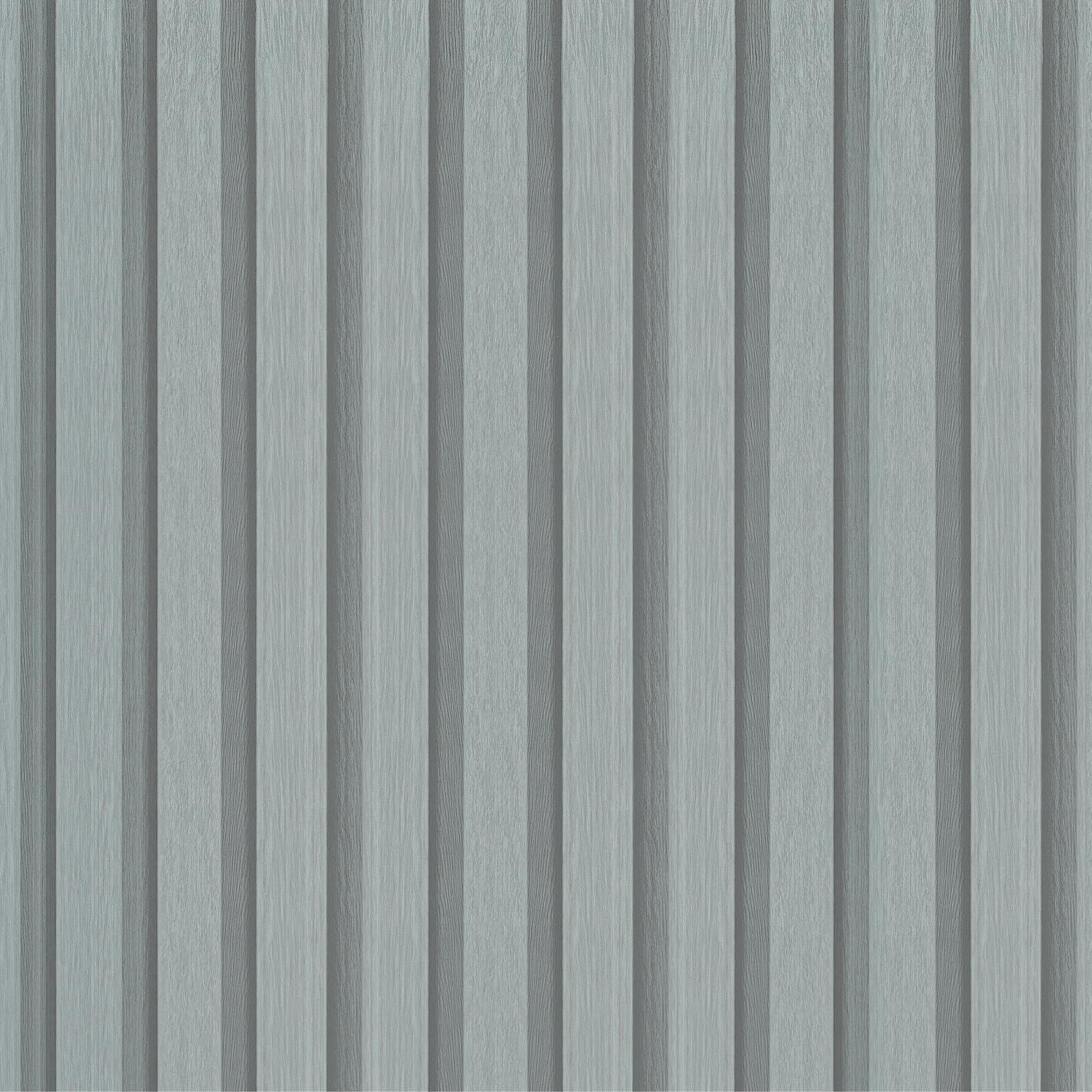 Photo 1 of Yun-aeon Wood Slat Peel and Stick Wallpaper 17.3"x 120" Light Grey Wood Grating Stripe Contact Paper Removable Faux Wood Panels Wallpaper Self Adhesive Waterproof Vinyl Wall Paper for Bedroom Kitchen
