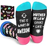 HAPPYPOP Mothers Day Gifts Socks - Gifts for Mom Wife Sister, Mother in Law Socks