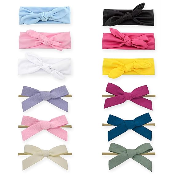 baby girl headwrap bows