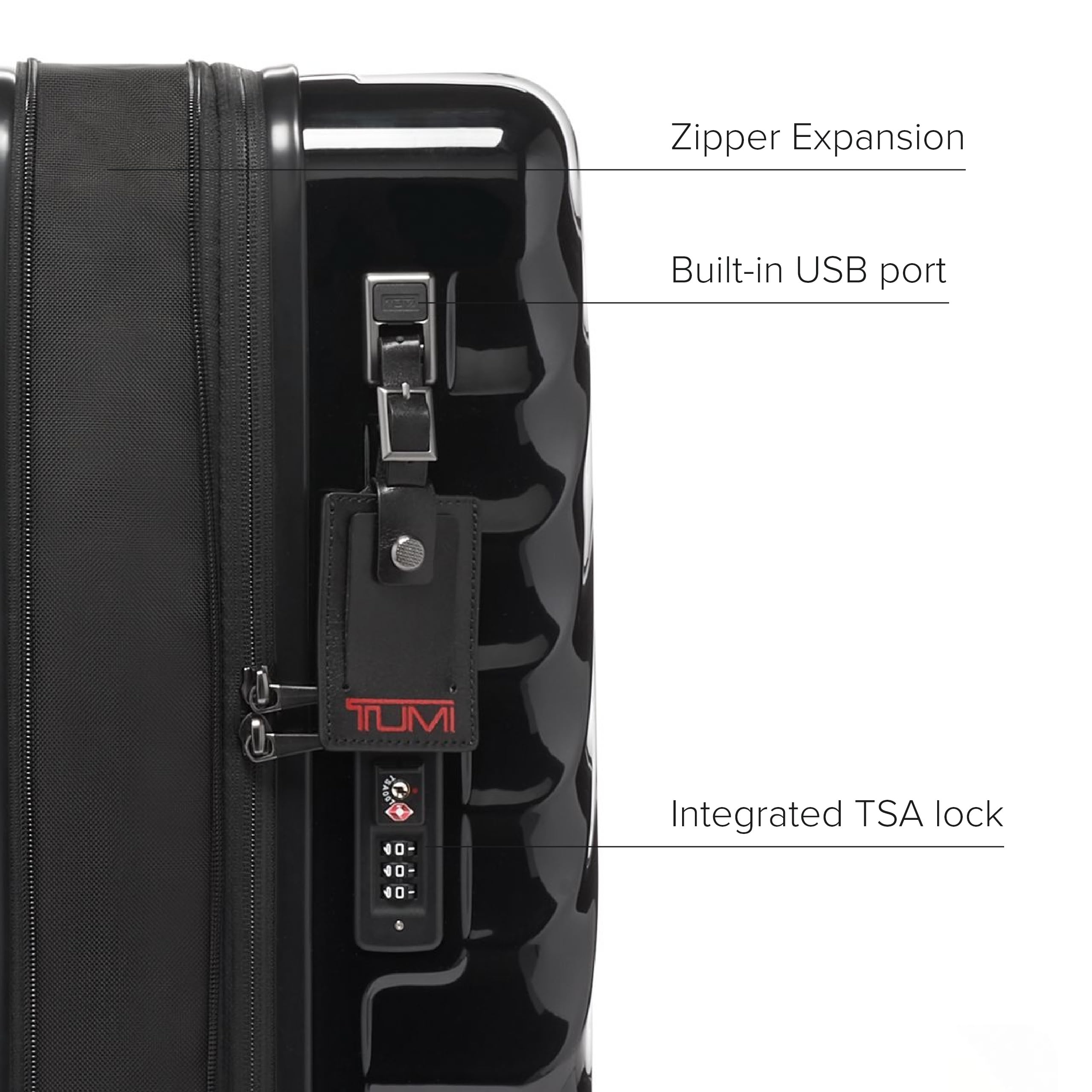 TUMI - 19 Degree International Expandable 4 Wheeled Carry-On - Hard Shell Suitcase - 21.8