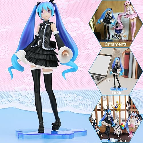 PSMILE Hatsune Miku Figure Black Dress Princess Exquisite