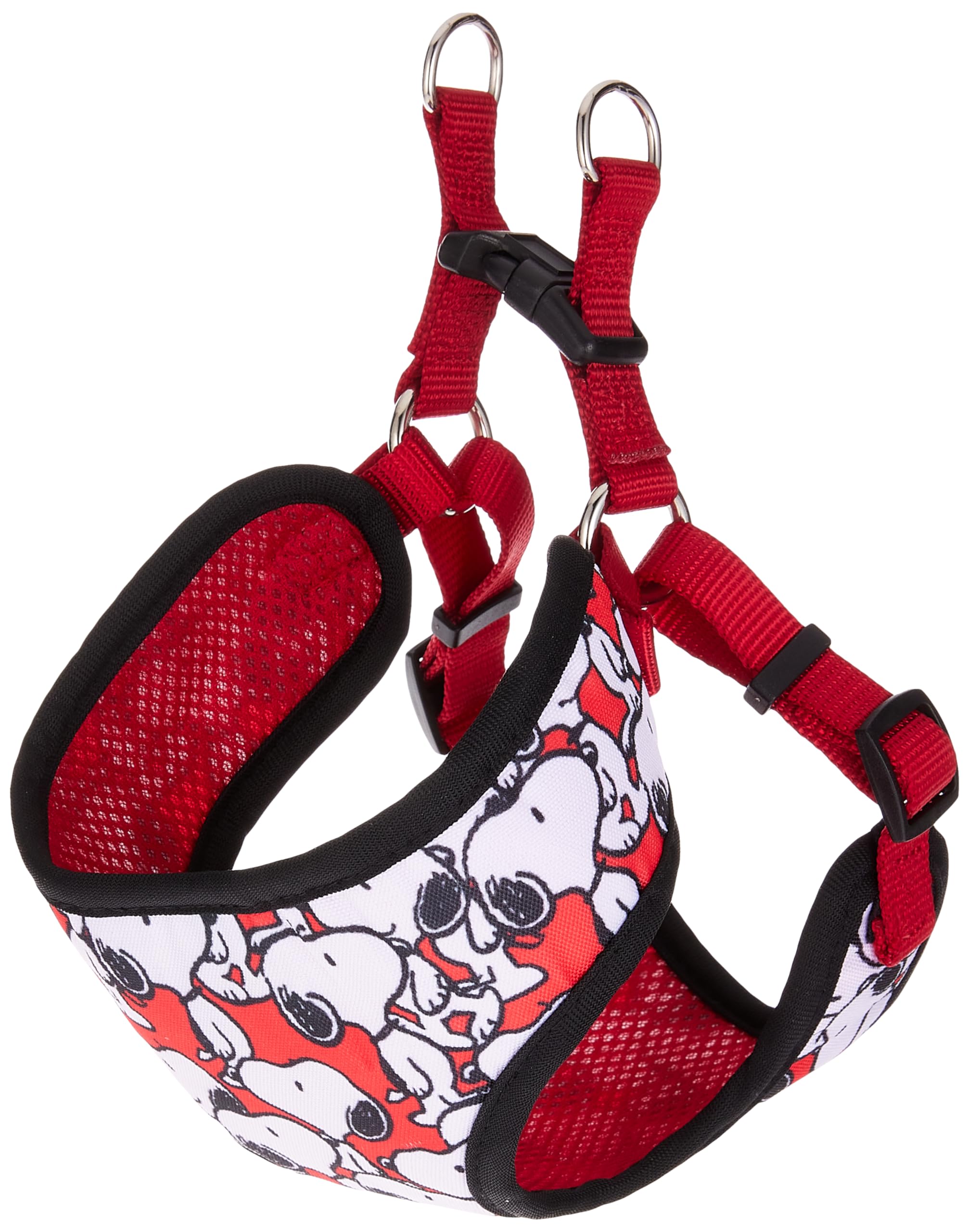 Peanuts Charlie Brown Snoopy Red Dog Harness, Size Small | Small White Dog Harnesses with Red Features, Dog Harness for Small Dogs | No Pull Dog Harness, Dog Apparel & Accessories for All Dogs