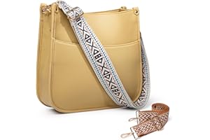 Viva Terry Vegan Leather Crossbody Fashion Shoulder Bag Purse with Adjustable Strap