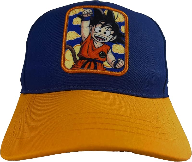 | Boné Masculino Dragon Ball | Item Oficial Licenciado | Boné de Basebol | Unissexo | Preto | Tamanho Único | Boné de Basebol | Merchandising de Série de Anime | Presente Original