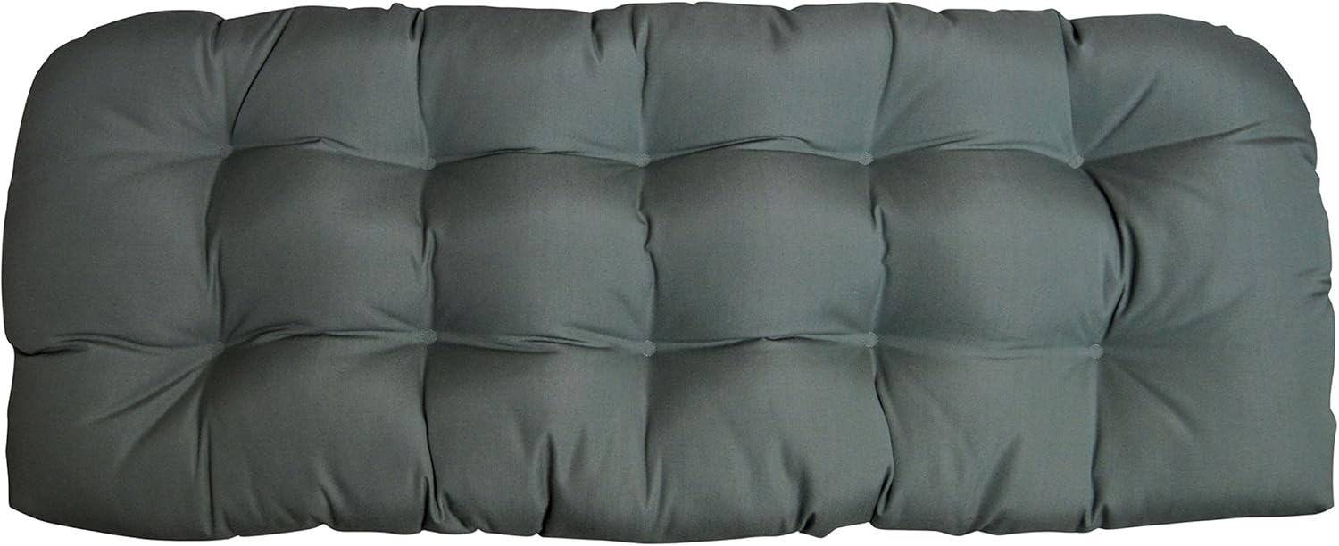 Sunbrella Cast Mist Love Seat Cushion Indoor/Outdoor 1