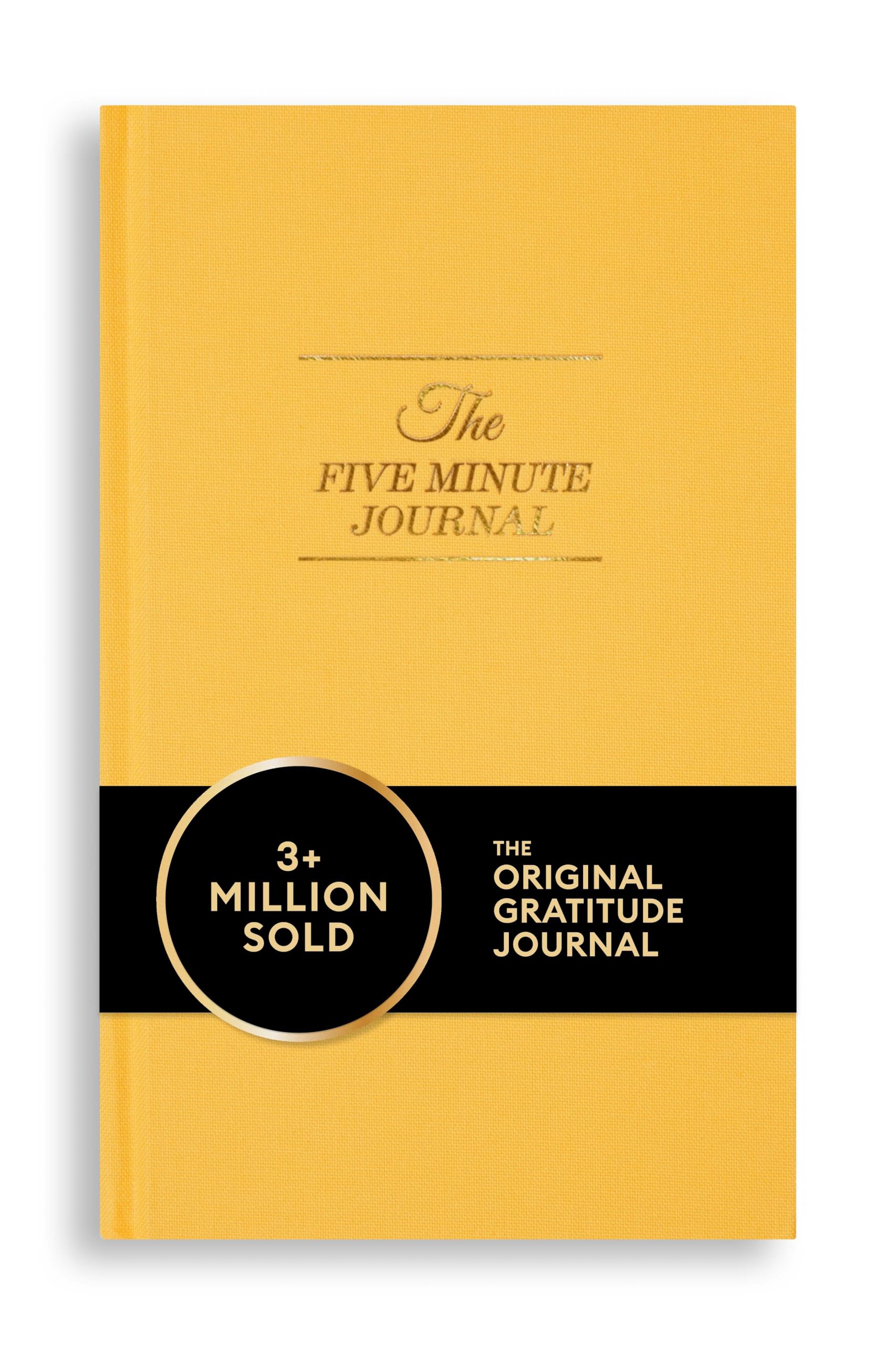 Intelligent Change: The Five Minute Journal - Daily Gratitude Journal for Happiness, Mindfulness, and Reflection - Undated Life Planner (Sunshine Yellow)