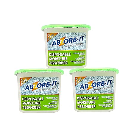 ABZORB-IT Disposable Moisture Absorber - 300g (Pack of 3)