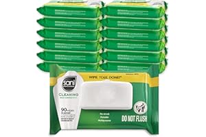 PDI Sani-Professional Cleaning Wipe, Multi-Surface, Fresh Scent, Non - Streak, For Kitchen, Restaurant Tables, Glass, Treated Wood, 90 Count, Pack of 12 (1080 Total Wipes)