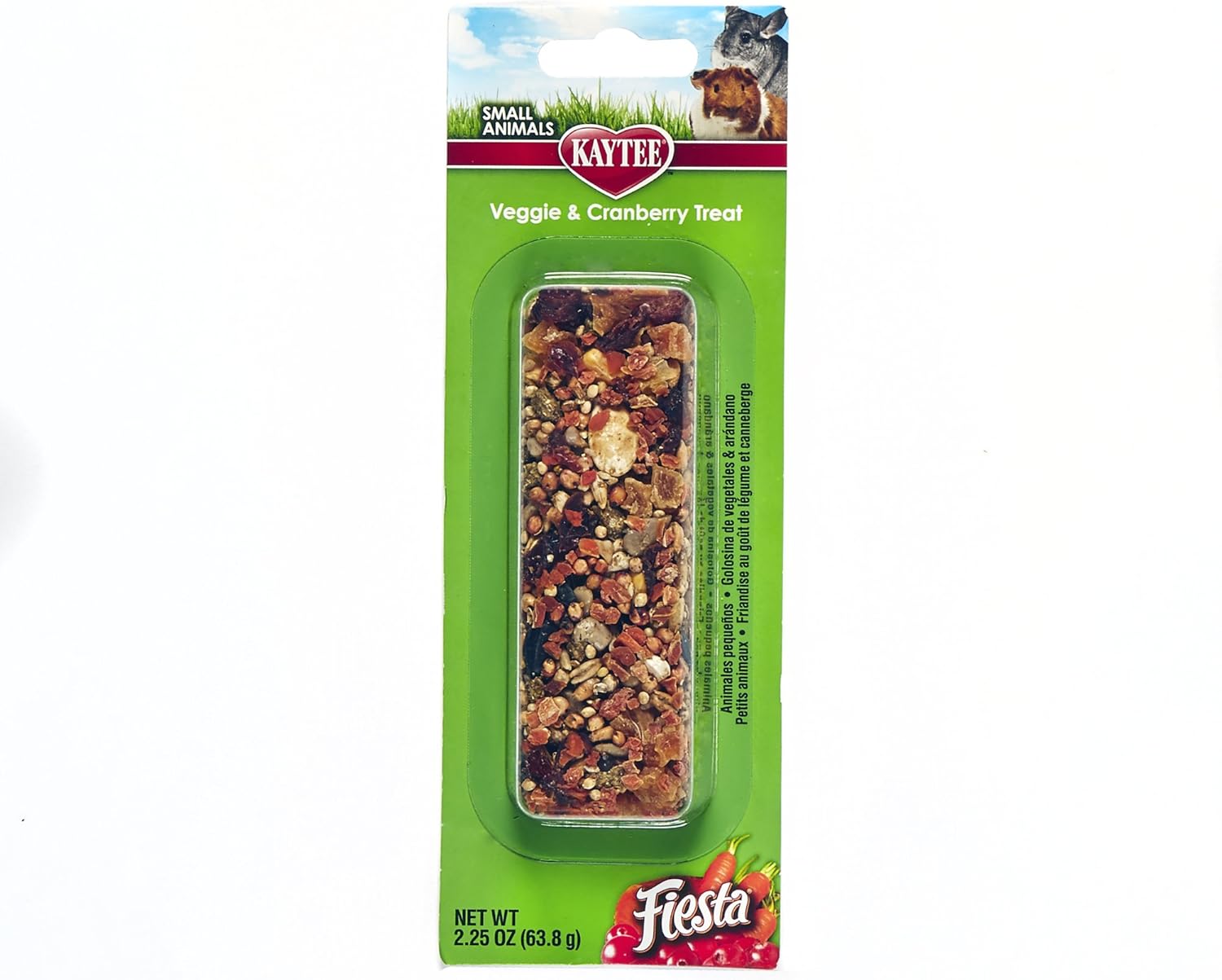 Kaytee Fiesta Veggie Cranberry Treat Stick for Small Animals, 2.25-oz: Pet Supplies