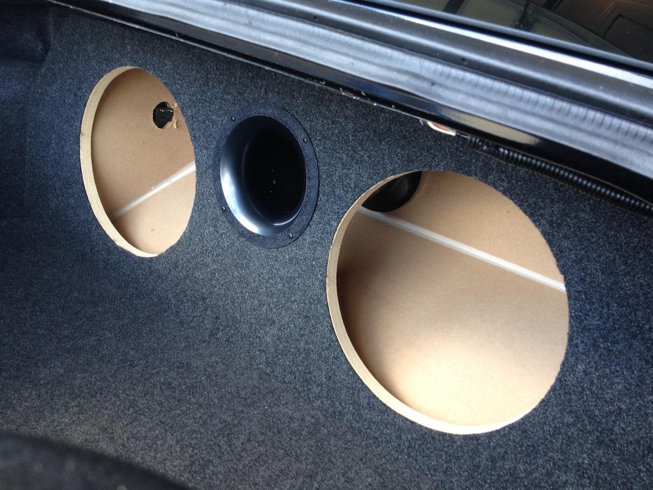 custom mustang sub box