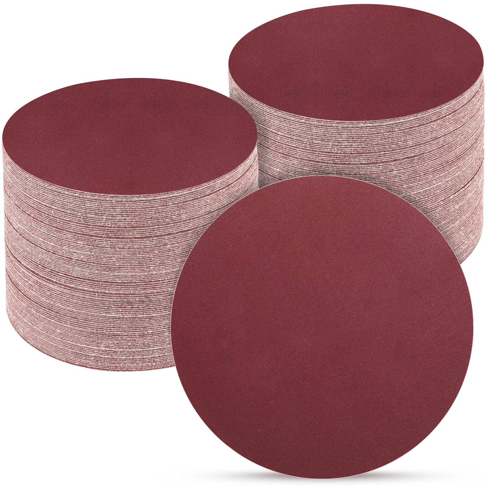 POTUINOM 5 Inch 100 PCS Sanding Disc 600 Grit,Hook