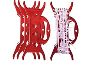 4PCS Christmas Lights Storage Holder Red Holiday Light Organizer All Purpose Lights Cord Wind Up Christmas Light Winder Strin