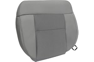 NLQR Front Driver Side Bottom Replacement Seat Cover Cloth Flint Gray #PE or NE Compatible with Ford F150 2004 2005 2006