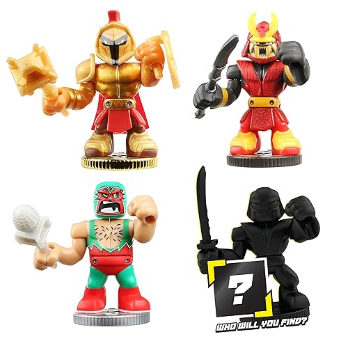 Akedo Ultimate Arcade Warriors - Warrior Collector 4 Pack - 3