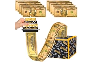 JHGCVX Birthday Money Box for Cash Gift Pull,Money Gift Boxes for Cash with Pull Out Happy Birthday Day Card and 10 Sheets Go