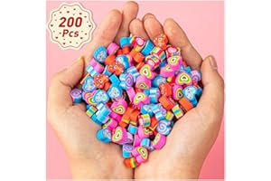 YGAOHF Mini Heart Erasers for Kids Bulk, Valentines Day Gifts for Kids, Colorful Valentines Erasers for Kids, Novelty Heart Pencil Erasers for Party Favor Kids Gift Filling and Art Supplies