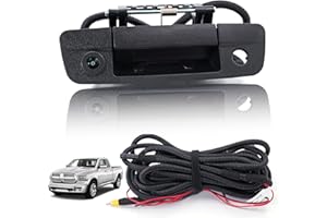Tailgate Handle Backup Camera for Dodge Ram 1500 (2009-2017), RAM 2500 & 3500 (2010-2017) - Rear Door Handle Replacement Came