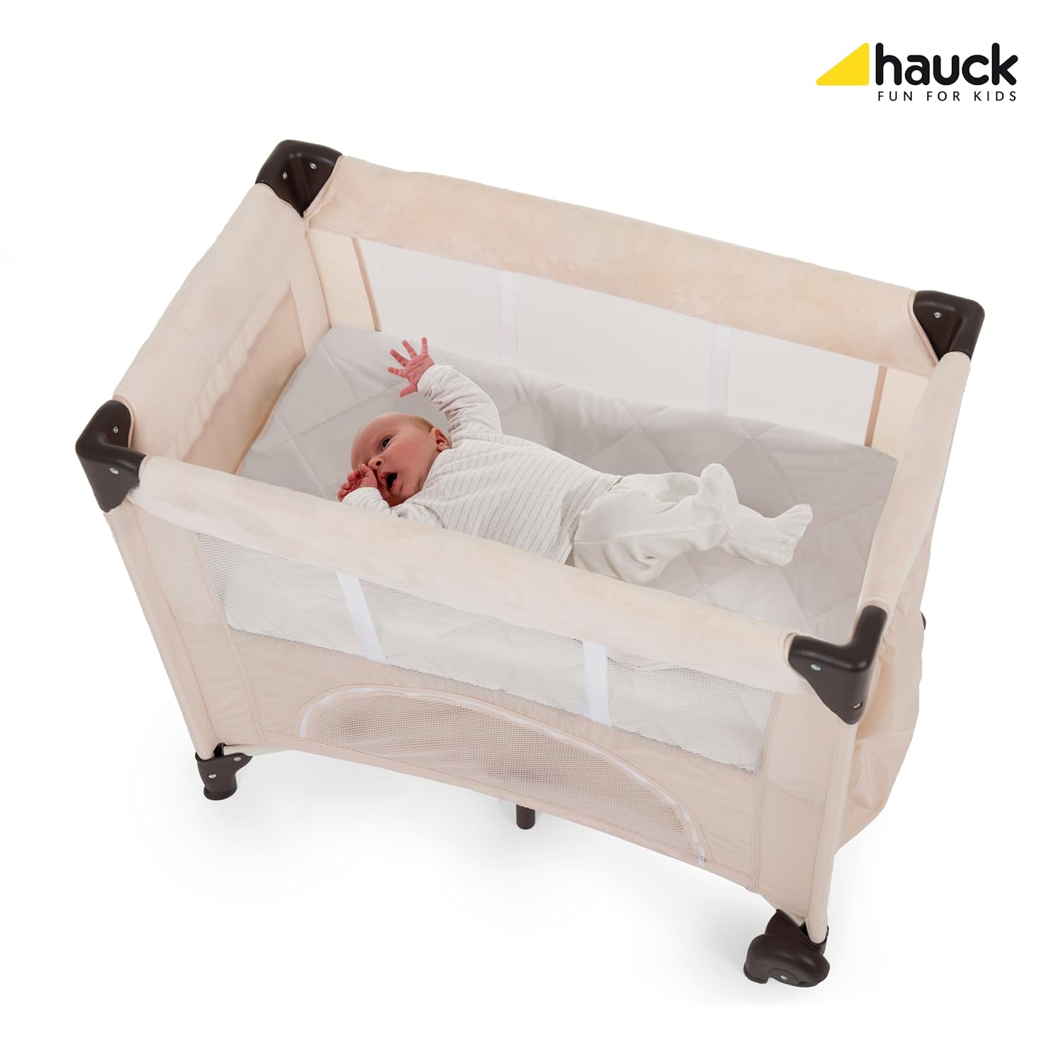 hauck folding travel cot mattress 120 x 60