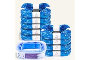 AIMIDODO 9 Pack Cat Litter Refills Compatible Bag Compatible with Your Genie Litter Refill（Included One Refill Cartridge）