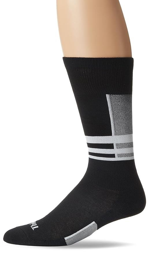 Thorlos Unisex S1TOU Ski Ultra Thin Over the Calf Sock, White, XSmall