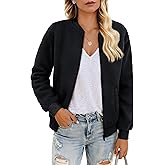 YUCOLEN Womens Sherpa Jacket Fleece Bomber Jacket Zip Up Teddy Coat Long Sleeve Winter Coat Cropped Outwear with Pockets