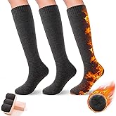 HUGSWEET Heated Thermal Socks For Women Extreme Cold Weather Winter Warm Soft Cozy Socks With Gift Box