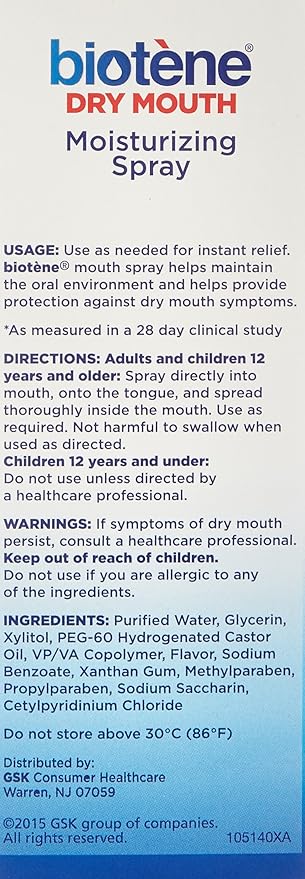 Amazon Com Biotene Gentle Mint Moisturizing Mouth Spray Sugar Free For Dry Mouth And Fresh Breath 1 5 Ounce Pack Of 2 Health Personal Care Amazon Com Biotene Gentle Mint Moisturizing Mouth Spray Sugar Free For Dry Mouth And Fresh Breath 1 5 Ounce Pack Of 2 Health Personal Care