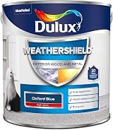 Dulux Weather Shield Exterior High Gloss Paint 2.5 L Oxford Blue view 2