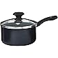 GreenLife Soft Grip Pro Healthy Ceramic Nonstick, Saucepan with Lid, 2QT, Black