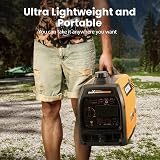 maXpeedingrods 3300W Portable Inverter Generator Petrol Silent Pure Sine Wave view 3