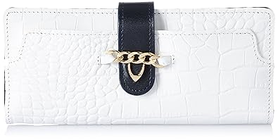 Hidesign Womens Wallet (White and M Blue)