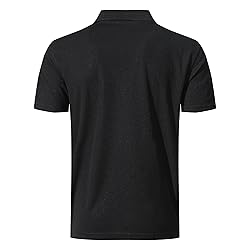 KAOKLRNI Men's Quick-Dry Active Polo Shirts Short