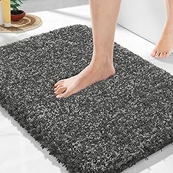 Yimobra Bathroom Rugs Non Slip Washable