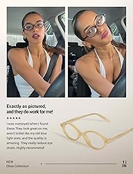 TIJN Olisa Blue Light Blocking Glasses for Women