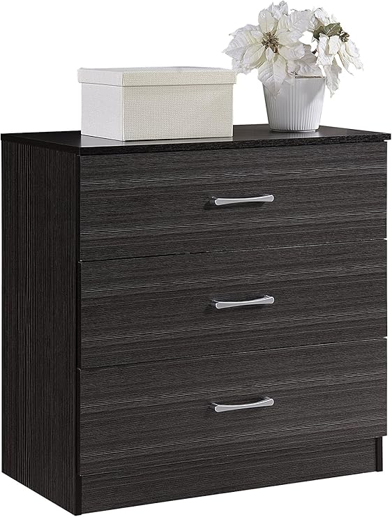 Hodedah 3 Drawer Chest In Chocolate Amazon Ca Home Kitchen