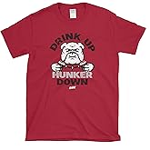 Drink Up Hunker Down T-Shirt for Georgia College Fans (SM-5XL)