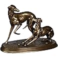 Design Toscano Jiji and Giselle Sculpture,Bronze,11"Wx6"Dx7.5"H