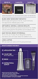 Just For Men Touch of Gray Mustache Beard Dark Brown Black Reduces Gray view 5