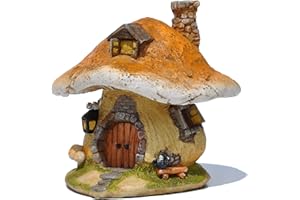 Top Collection Miniature Fairy Garden and Terrarium Mushroom Fairy House Statue
