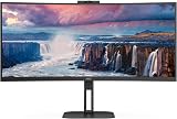 AOC CU34V5CW 34" Curved QHD 100Hz VA Monitor USB-C Docking 65W Webcam view 2