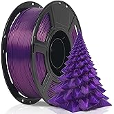 FLASHFORGE Xmas Series Rapid PLA Filament Aurora Purple, High Flow Speedy 3D Printer Filament Max 500mm/s High-Speed Printing, Radiated Unparalleled Brilliance, Twinkling and Ultra-Smooth Finish