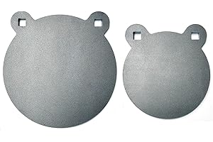 AR500 Steel Targets 3/8 Inch Gong, FULLBOW Steel Shooting Target Stand Kit, Magnetic Target Stencils, Steel Target Hangers, Sold Separately
