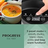 Progress EK5118V2P 1.6L Soup Maker, 900W, 5 Pre-set Functions, Stainless Steel view 6