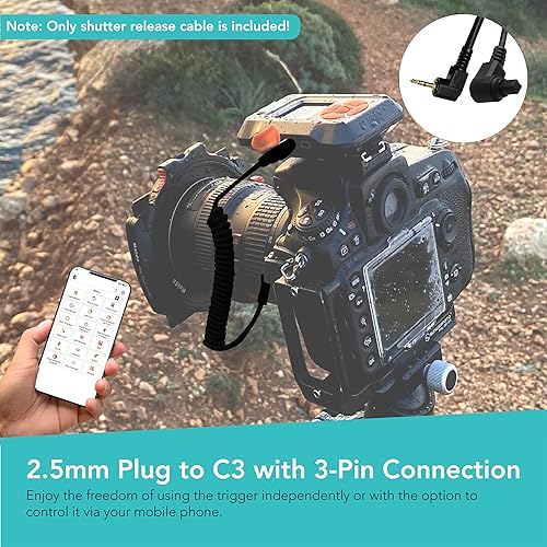 Foto&Tech Remote Control Shutter Release Cable Cord for