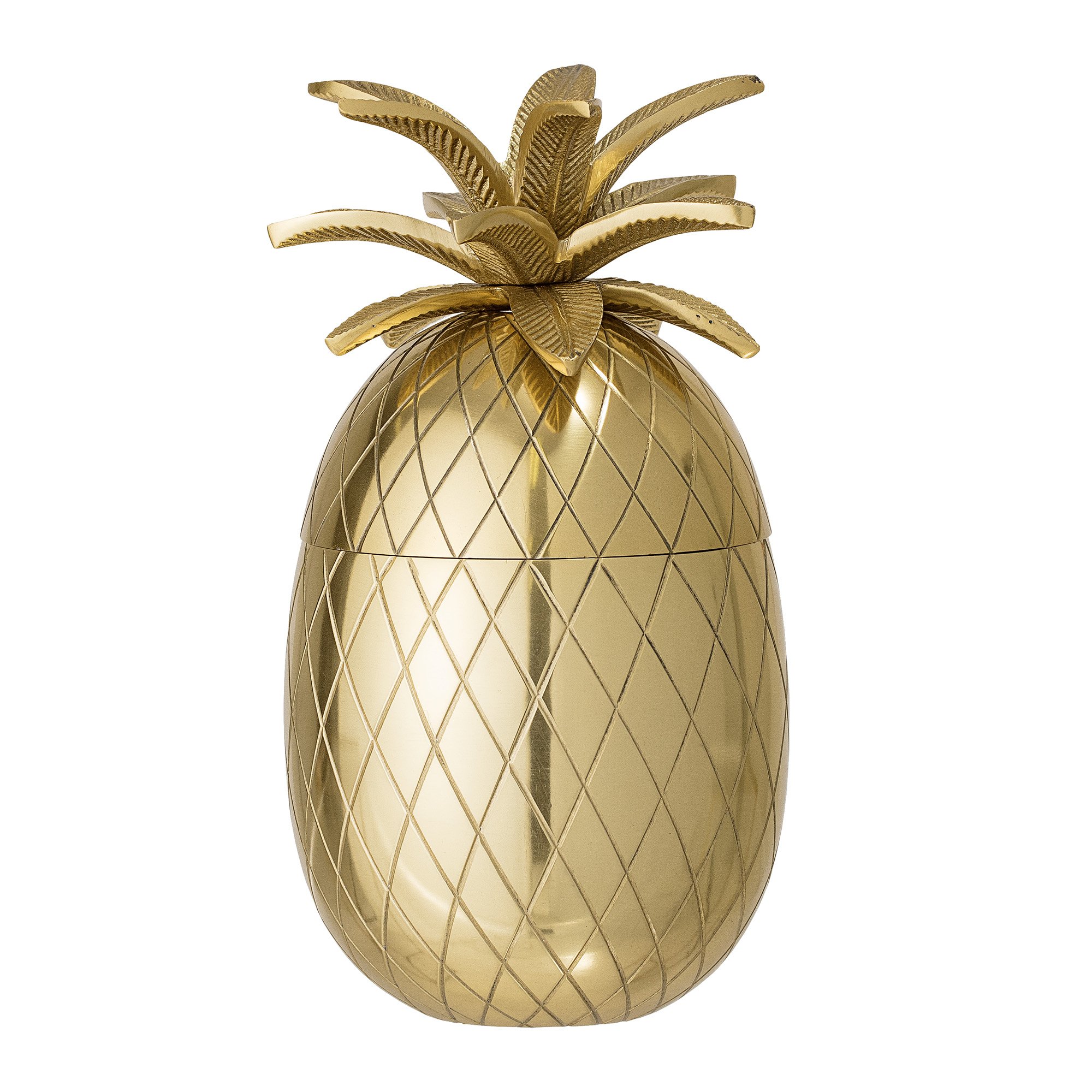Bloomingville Gold Aluminum Pineapple Ice Bucket