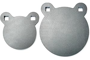 FULLBOW AR500 Steel Targets 3/8 Inch, Steel Silhouette Targets for Shooting, Magnetic Target Stencils, Steel Target Hangers/Kit, Sold Separately