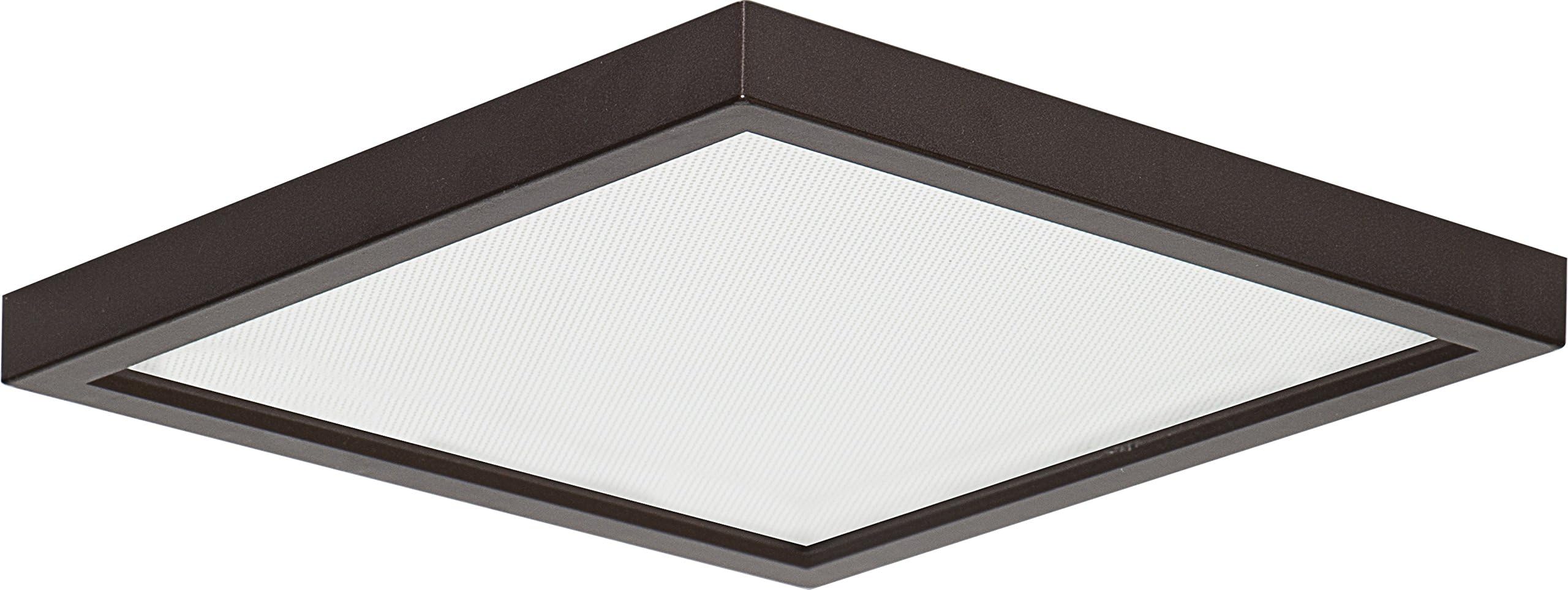 Amax Lighting - Led Slim Square - Bronze - Total Bulb Wattage: 18