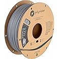 Polymaker PLA PRO Filament 1.75mm 1kg, Tough & High Rigidity Grey 3D Printing Filament, PolyLite PLA PRO 3D Printer Filament 1.75mm, Print with Most 3D Printers