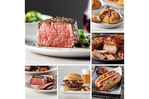 Omaha Steaks Butcher's Best Protein Assortment (Butcher's Cut Filet Mignons, Butcher's Cut Top Sirloins, Omaha Steaks Burgers, Gourmet Jumbo Franks, Boneless Pork Chops, and more)